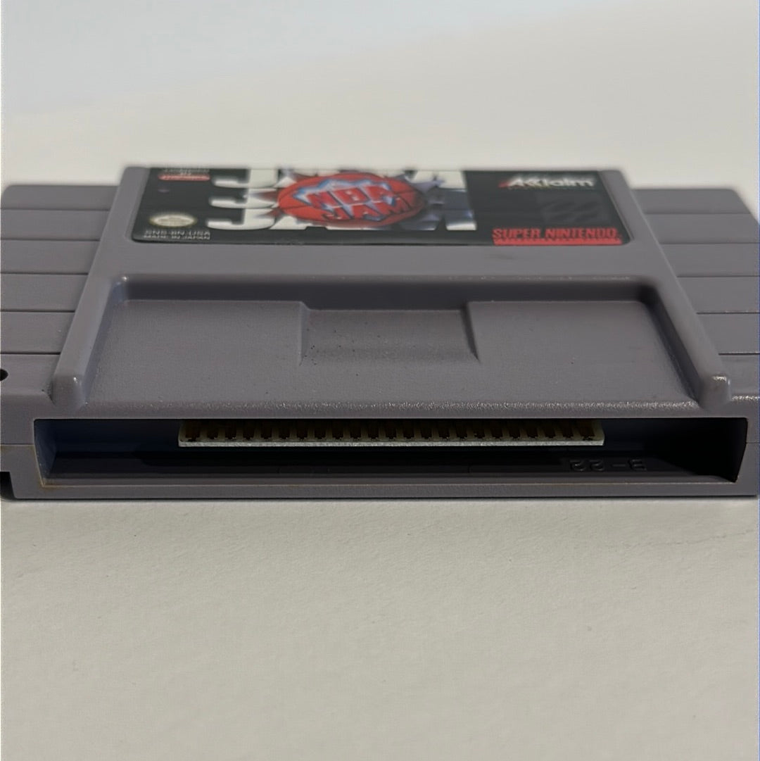 NBA Jam (Super Nintendo SNES, 1994) w/ Box & Manual