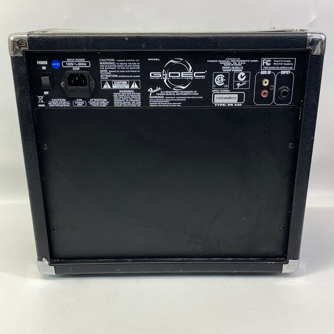 Fender G-Dec Guitar Digital Entertainment Center 50W Guitar Amp PR-520