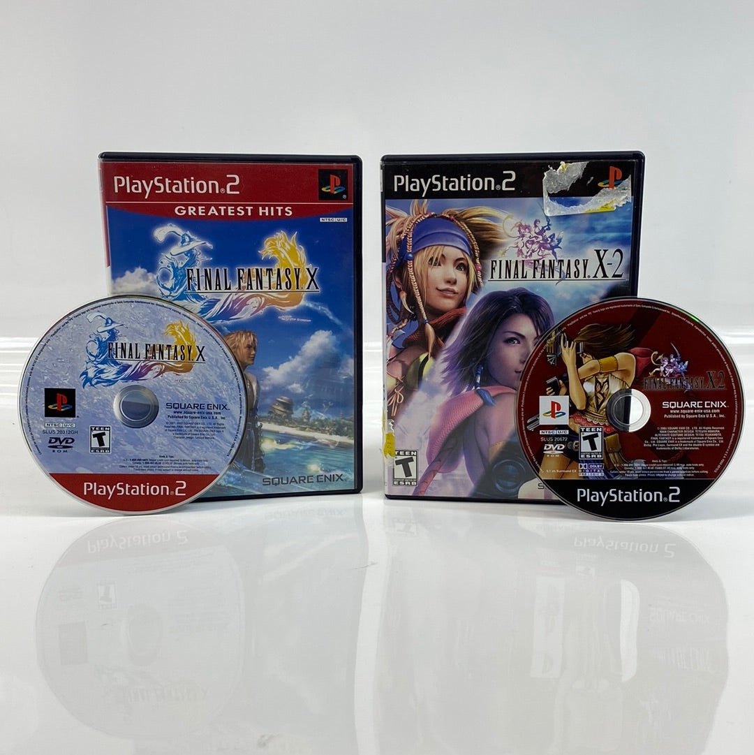 Final Fantasy X (Sony PlayStation 2, 2001) & Final Fantasy X-2 (Sony PlayStation 2, 2003)