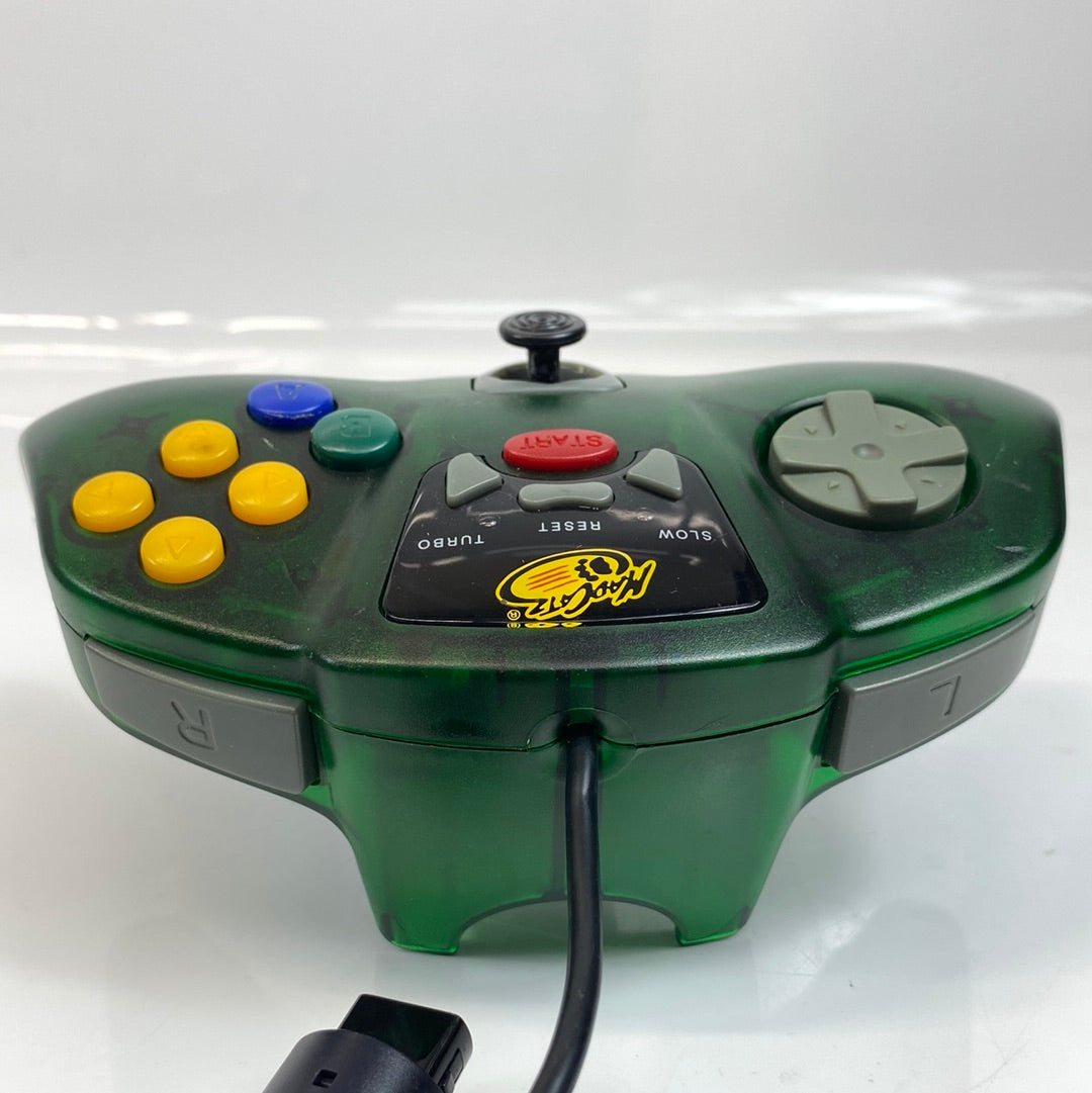 MadCatz Nintendo 64 N64 Wired Controller Green
