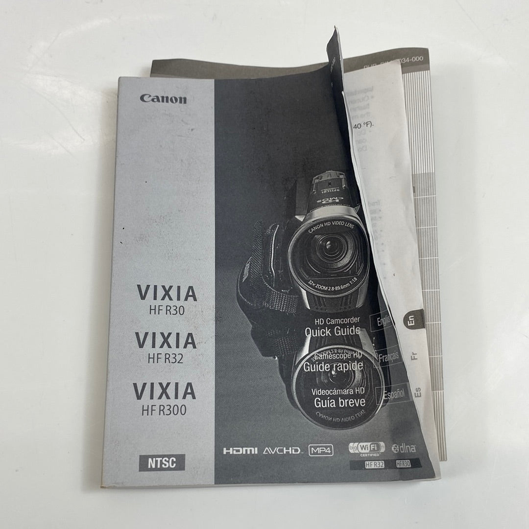 Canon Vixia HF R300 Digital Camera 51x Zoom 1080p Full HD 8MP Flash Camcorder
