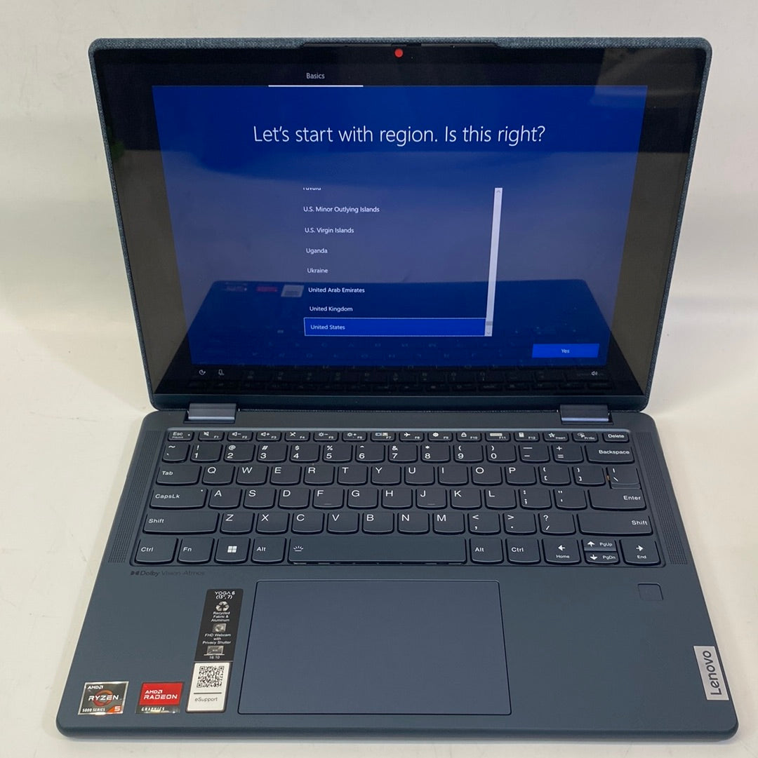 Lenovo Yoga 6 13" Touch Laptop 256GB SSD 8GB Ryzen 5 5500U 2.1GHz 13ALC7