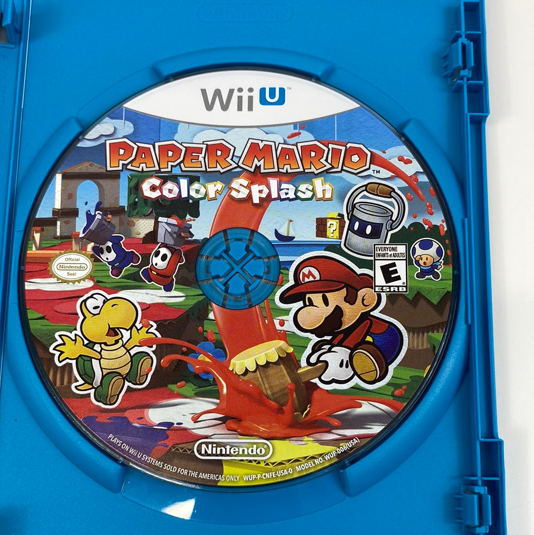 Paper Mario Color Splash (Nintendo Wii U, 2016)