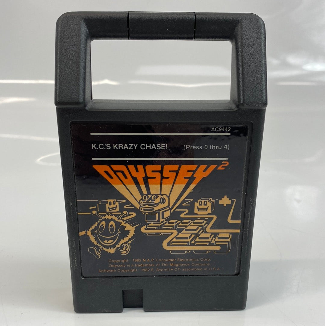 K.C.'s Krazy Chase! (Magnavox Odyssey 2, 1982) w/ Manual