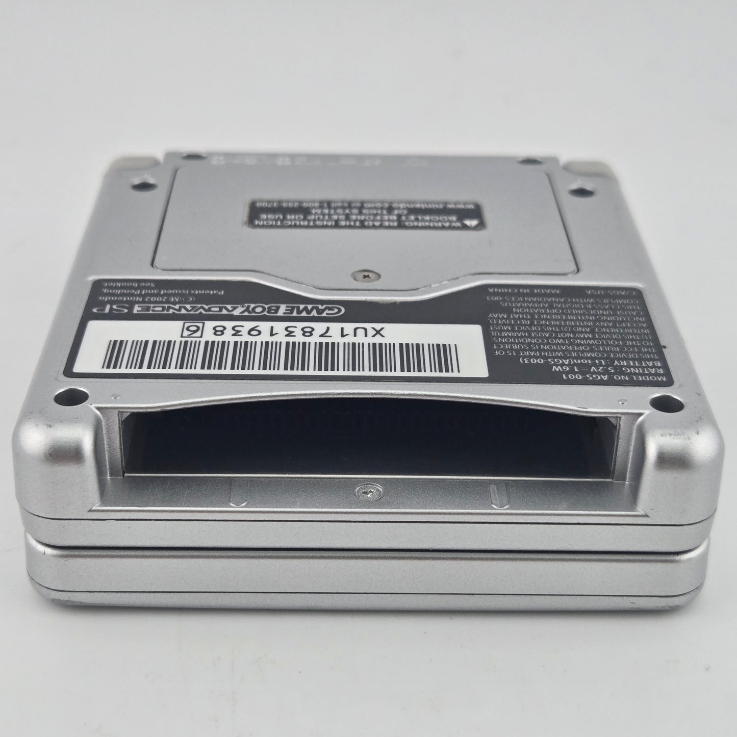 Nintendo Game Boy Advance SP Handheld Game Console Only AGS-001 Silver