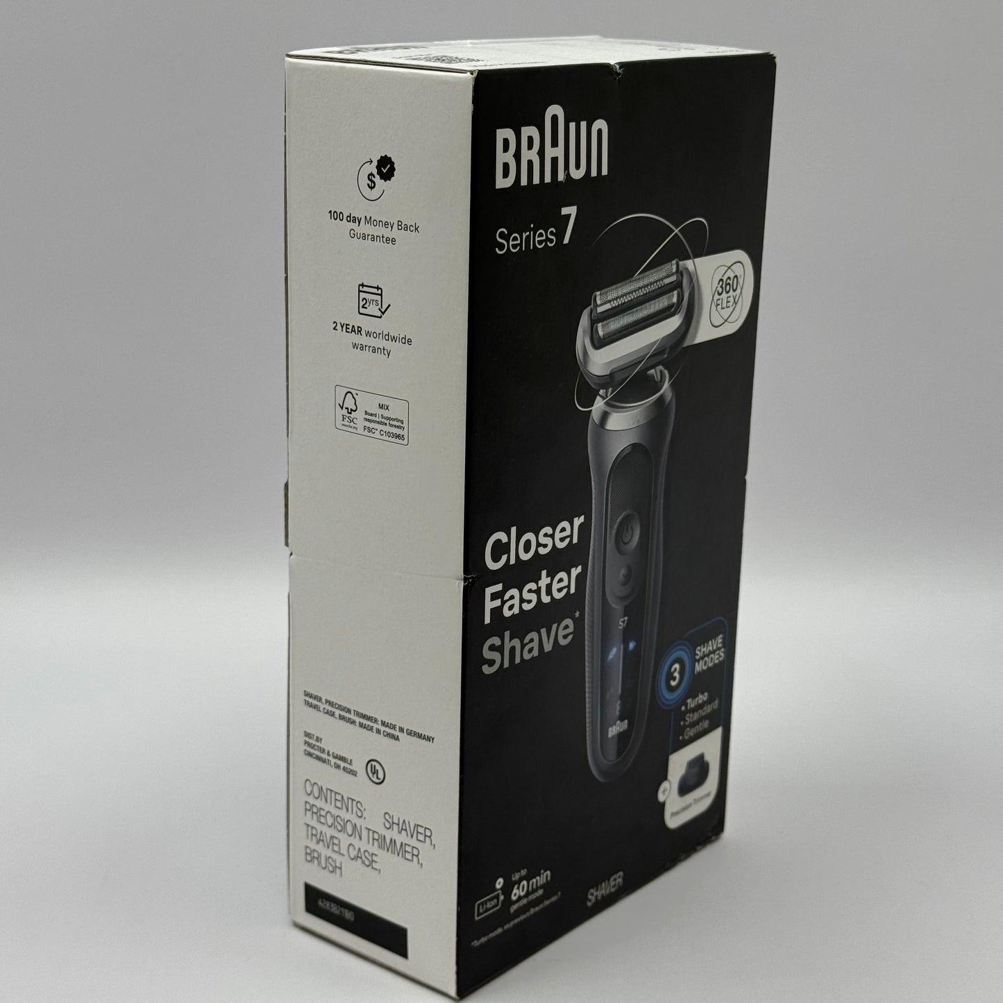 New Braun Series 7 360 Flex Electric Shaver 7120S
