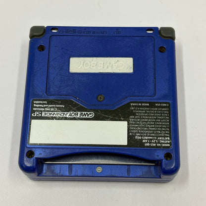 Nintendo Game Boy Advance SP Handheld Game Console AGS-001 Cobalt Blue
