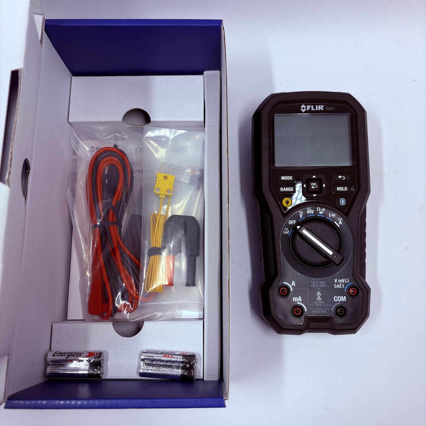 New FLIR DM93 True RMS Industrial Multimeter
