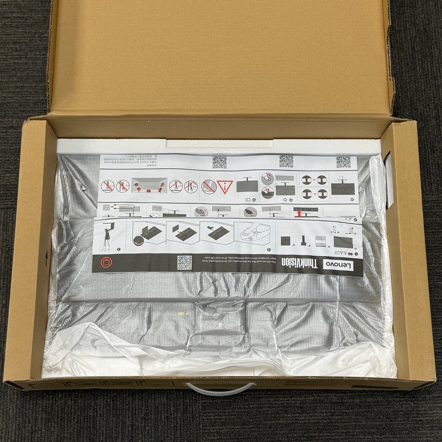 New Lenovo ThinkVision 23.8" S24E-20 FHD WLED 60Hz LED Monitor