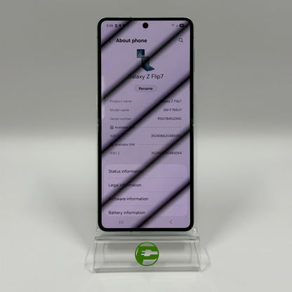 Unlocked Samsung Galaxy Z Flip7 12GB RAM 256GB SM-F766U1 Arctic Silver