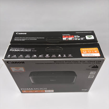 New Canon PIXMA Wireless All-in-One Color Inkjet Printer MG3620