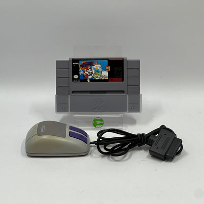 Mario Paint (Super Nintendo SNES, 1992) with SNES Mouse