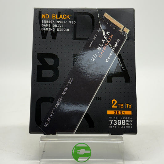 New Western Digital WD Black 2TB SSD Internal Gaming Drive SN850X