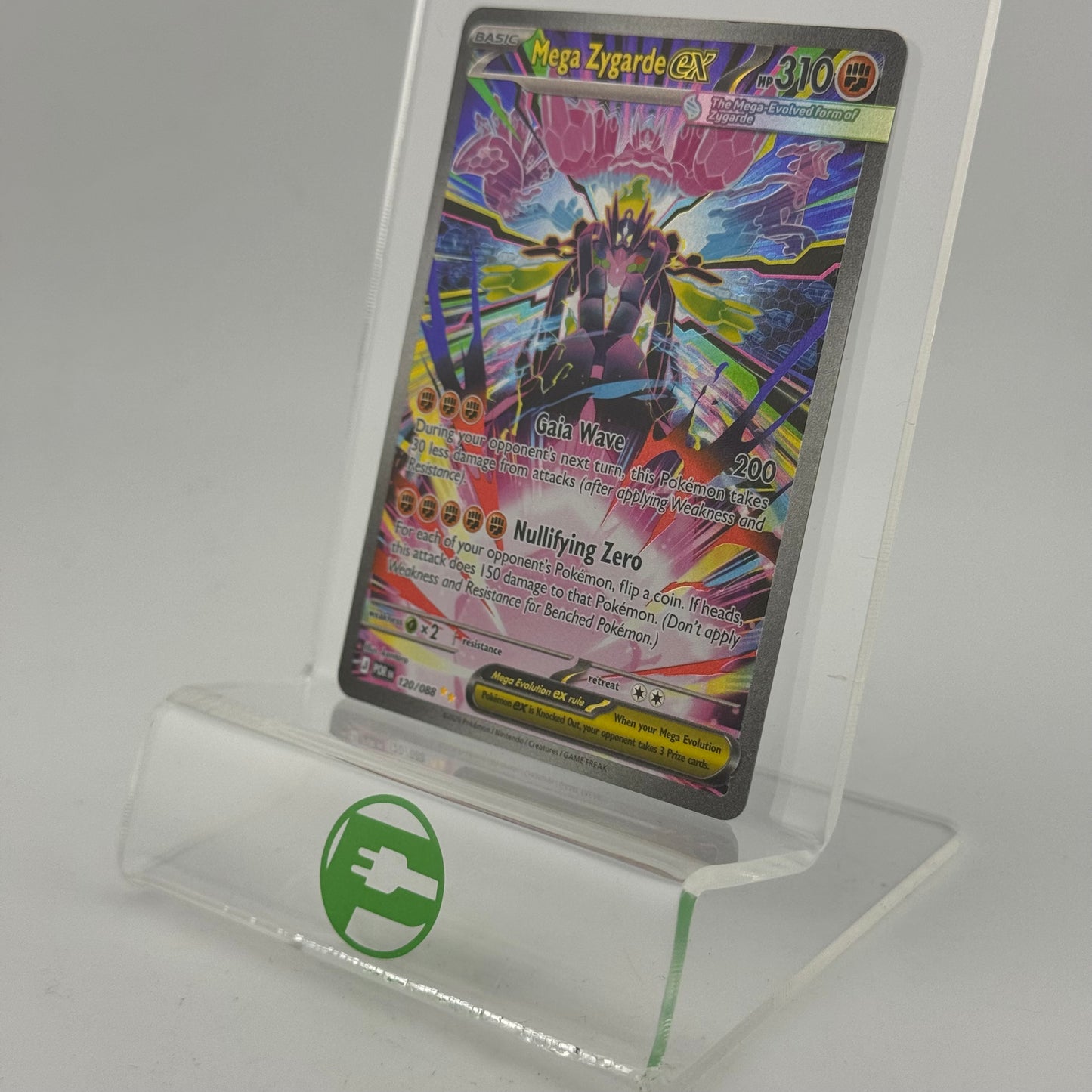 Pokémon TCG Perfect Order Mega Zygarde ex #120 Holo Textured English LP