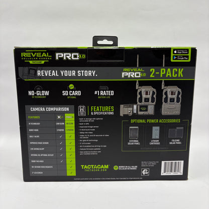 New Reveal Pro 3.0 2-Pack Cellular Camera RV-XP3-BNDL1