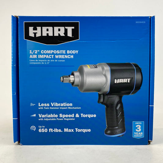 New Hart 1/2" Composite Body Air Impact Wrench