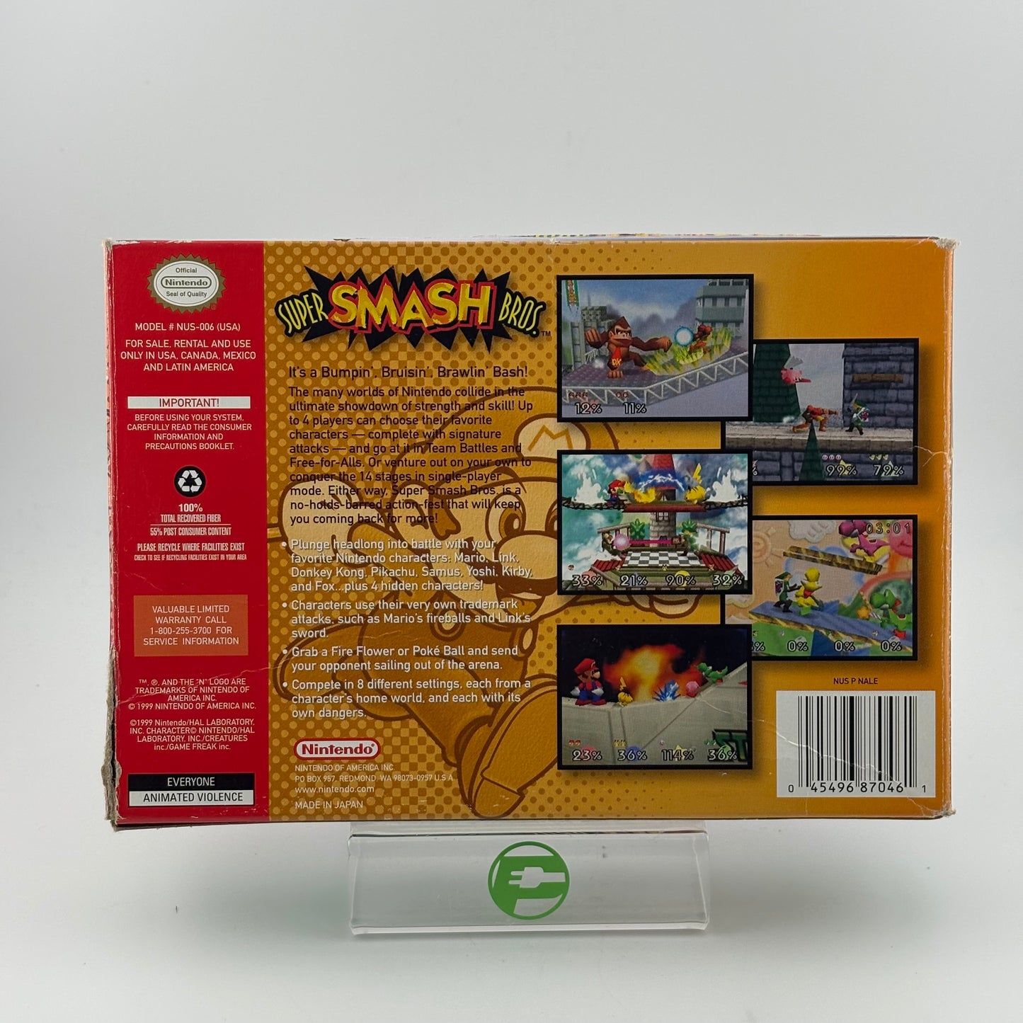 Super Smash Bros. (Nintendo 64 N64, 1999)