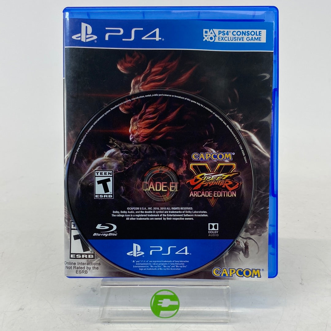 Street Fighter V Arcade Edition (Sony PlayStation 4 PS4, 2018)