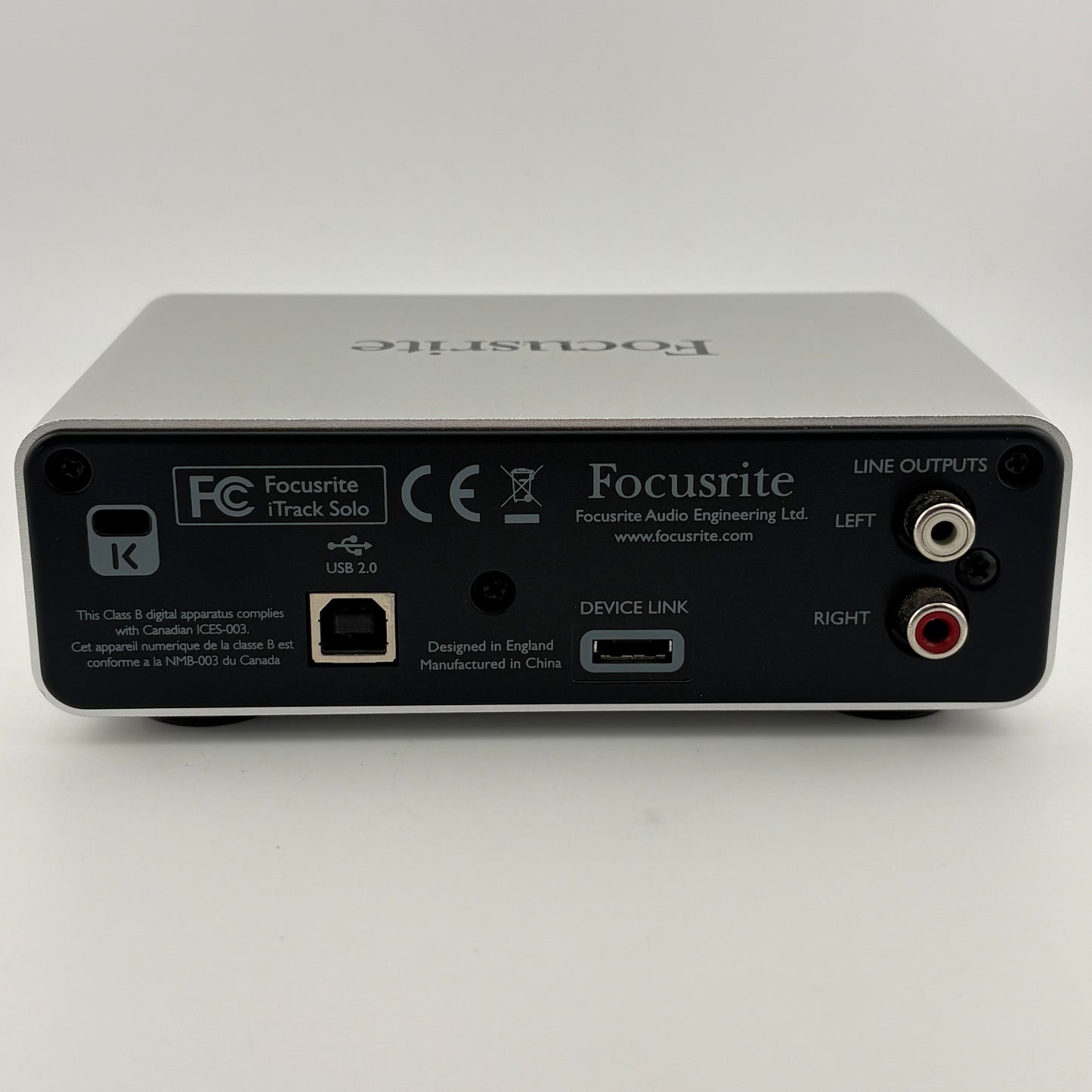 Focusrite iTrack Solo USB Audio Interface