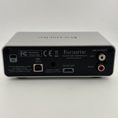 Focusrite iTrack Solo USB Audio Interface
