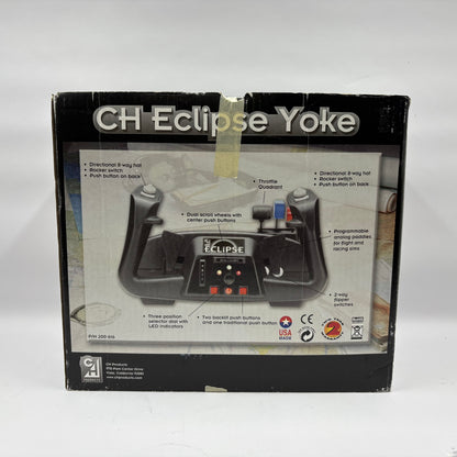 CH Products Eclipse Yoke Flight Simulator Control Stick 200-616