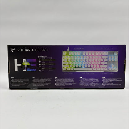 Turtle Beach Vulcan II TKL Pro White Mechanical Keyboard TBK-2002-11-US For PC