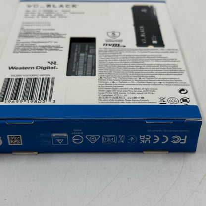 New Western Digital WD Black SN850P 1TB 2280mm M.2 NVMe Gen 4 SSD WDBBYV0010BNC