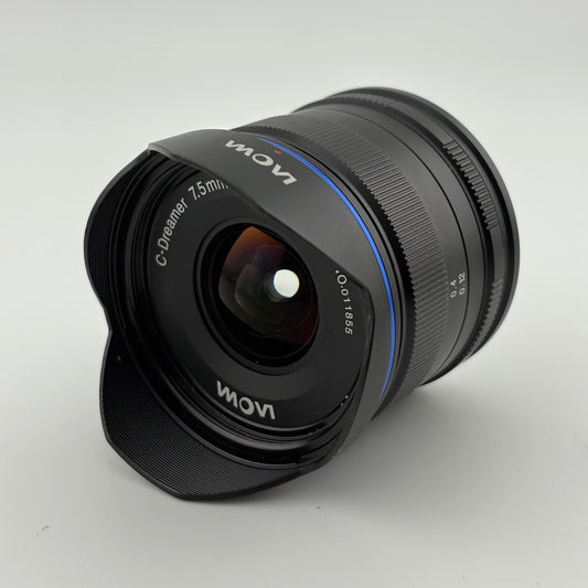 Laowa C-Dreamer 7.5mm f/2.0 MFT For Micro Four Thirds Mount Lens