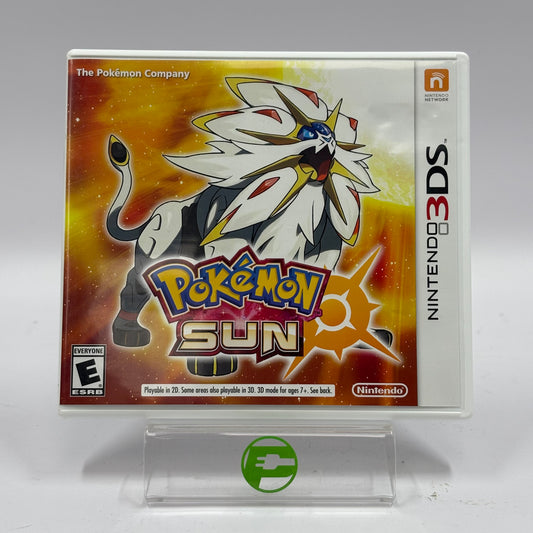 Pokemon Sun (Nintendo 3DS, 2016)