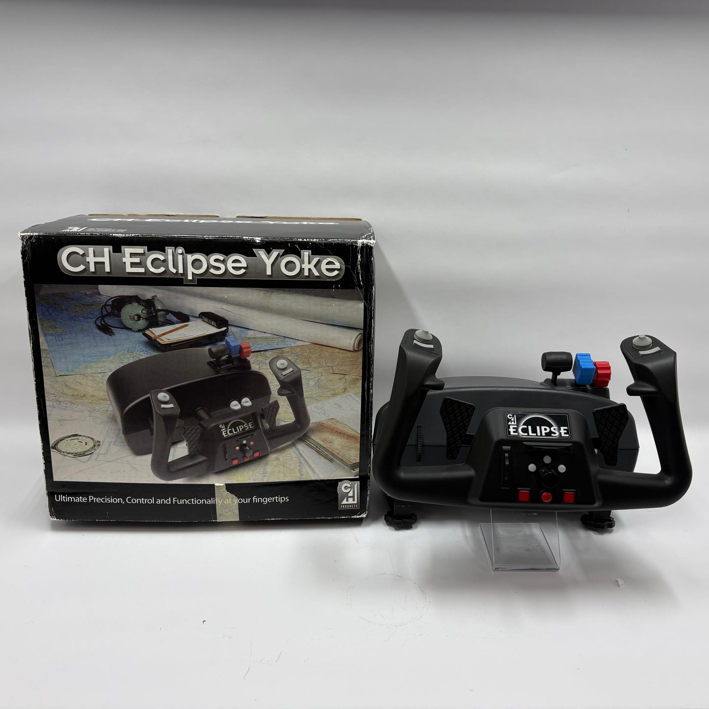CH Products Eclipse Yoke Flight Simulator Control Stick 200-616