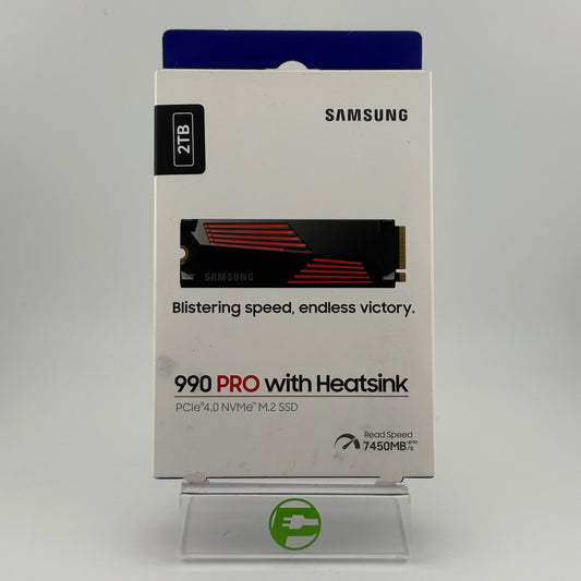 New Samsung 2280mm 990 PRO With Heatsink 2TB M.2 NVMe Gen 4.0 x 4 SSD MZ-V9P2T0