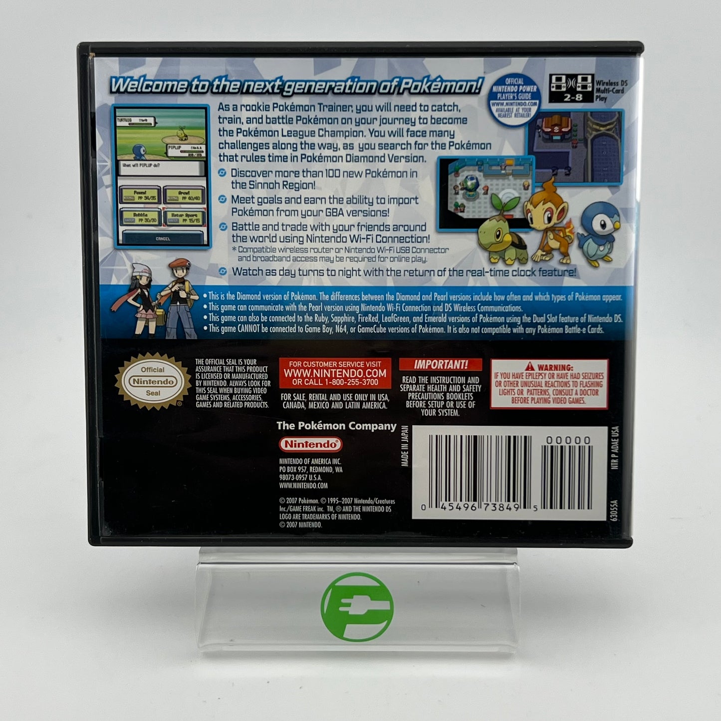 Pokemon Diamond (Nintendo DS, 2007)