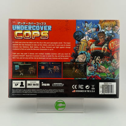 New Undercover Cops (Super Nintendo SNES, 2021)