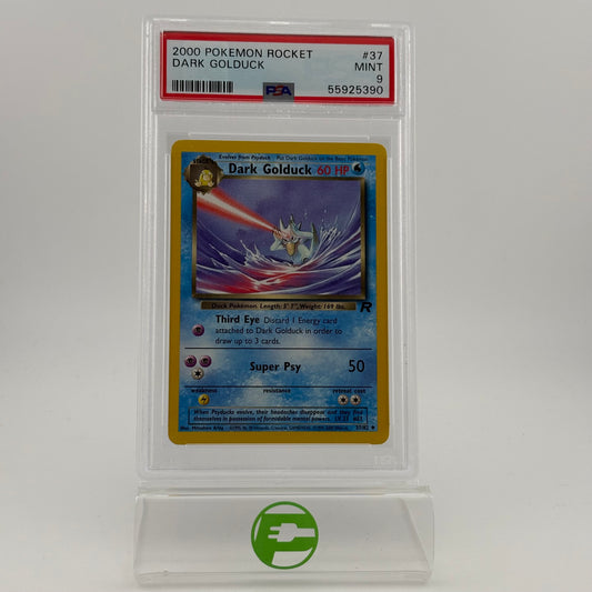 Pokémon Dark Golduck #37 Team Rocket 37/82 PSA 9 Mint