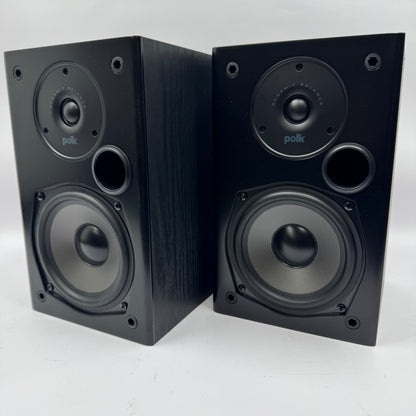Polk Audio T15 Passive Bookshelf Speakers Black