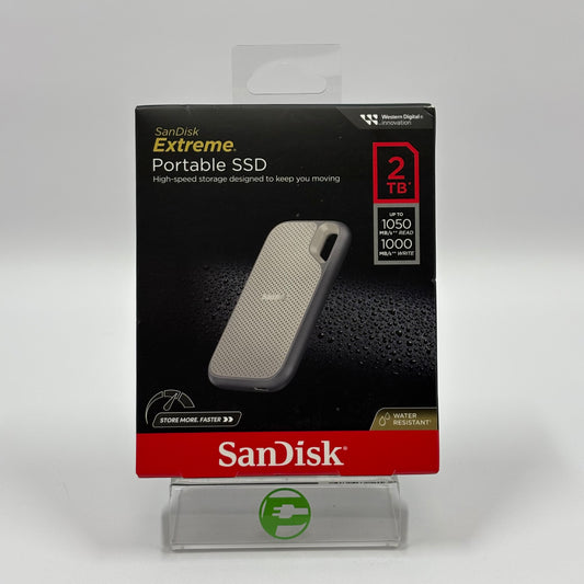 New SanDisk Extreme  Portable 2TB SSD SDSSDE51-T200
