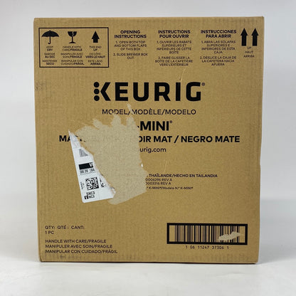 New Keurig K-Mini K Cup Coffee Maker Matte Black