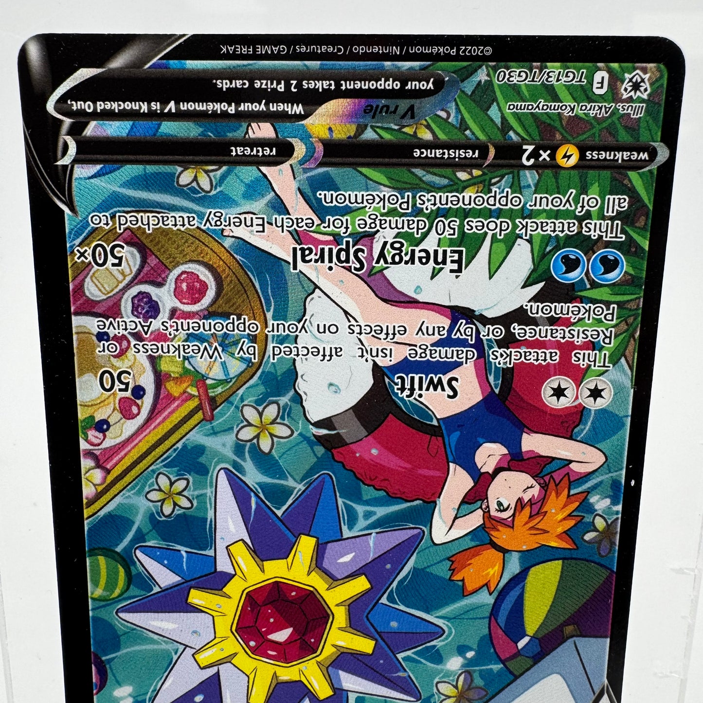 Pokémon TCG Astral Radiance Starmie V #TG13 Holo English NM