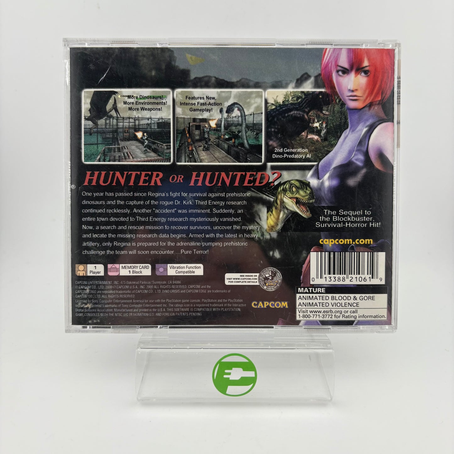 Dino Crisis 2 (Sony PlayStation 1 PS1, 2000)