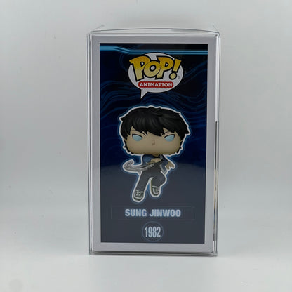 New Funko Pop Solo Leveling Sung Jinwoo #1982 Vinyl Figure with Protector