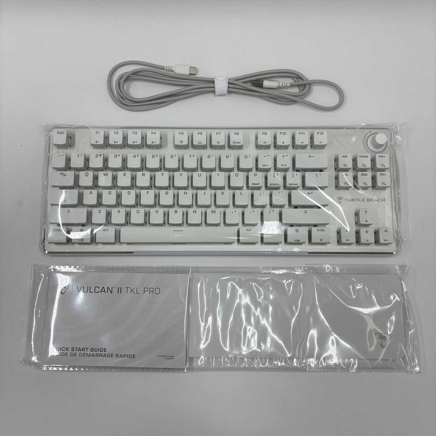 Turtle Beach Vulcan II TKL Pro White Mechanical Keyboard TBK-2002-11-US For PC