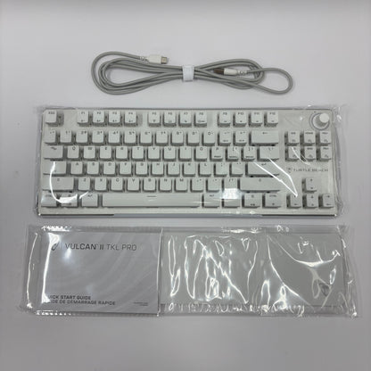 Turtle Beach Vulcan II TKL Pro White Mechanical Keyboard TBK-2002-11-US For PC