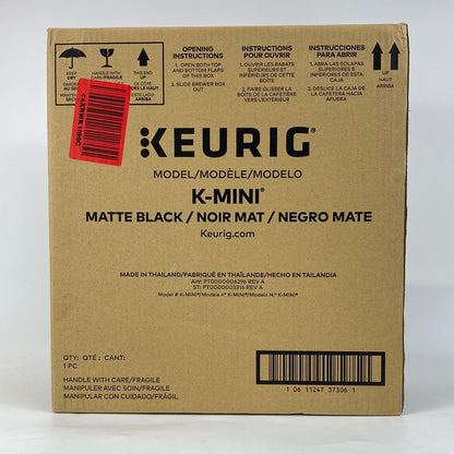 New Keurig K-Mini K Cup Coffee Maker Matte Black