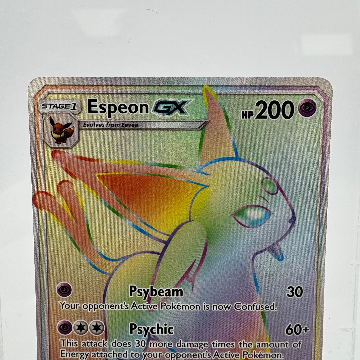 Pokémon TCG Sun & Moon Espeon GX #152 Holo English NM