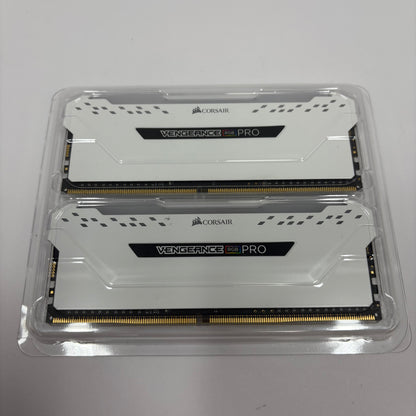 Corsair Vengeance RGB Pro 16GB (2x8GB) RAM DDR4 3200MHz CMW16GX4M2C3200C16W