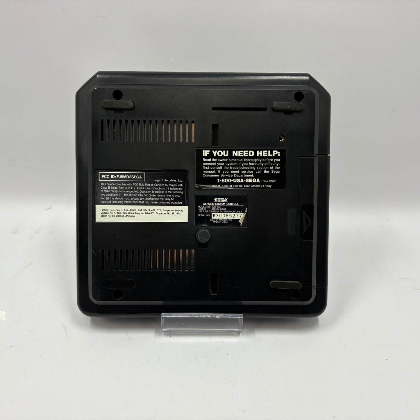 Sega Genesis 2 Video Game Console Black MK-1631 with Box