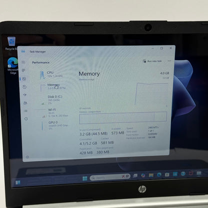 HP Laptop 14-DQ0053NR 14" Pentium Silver N5030 1.1GHz 4GB RAM 128GB SSD