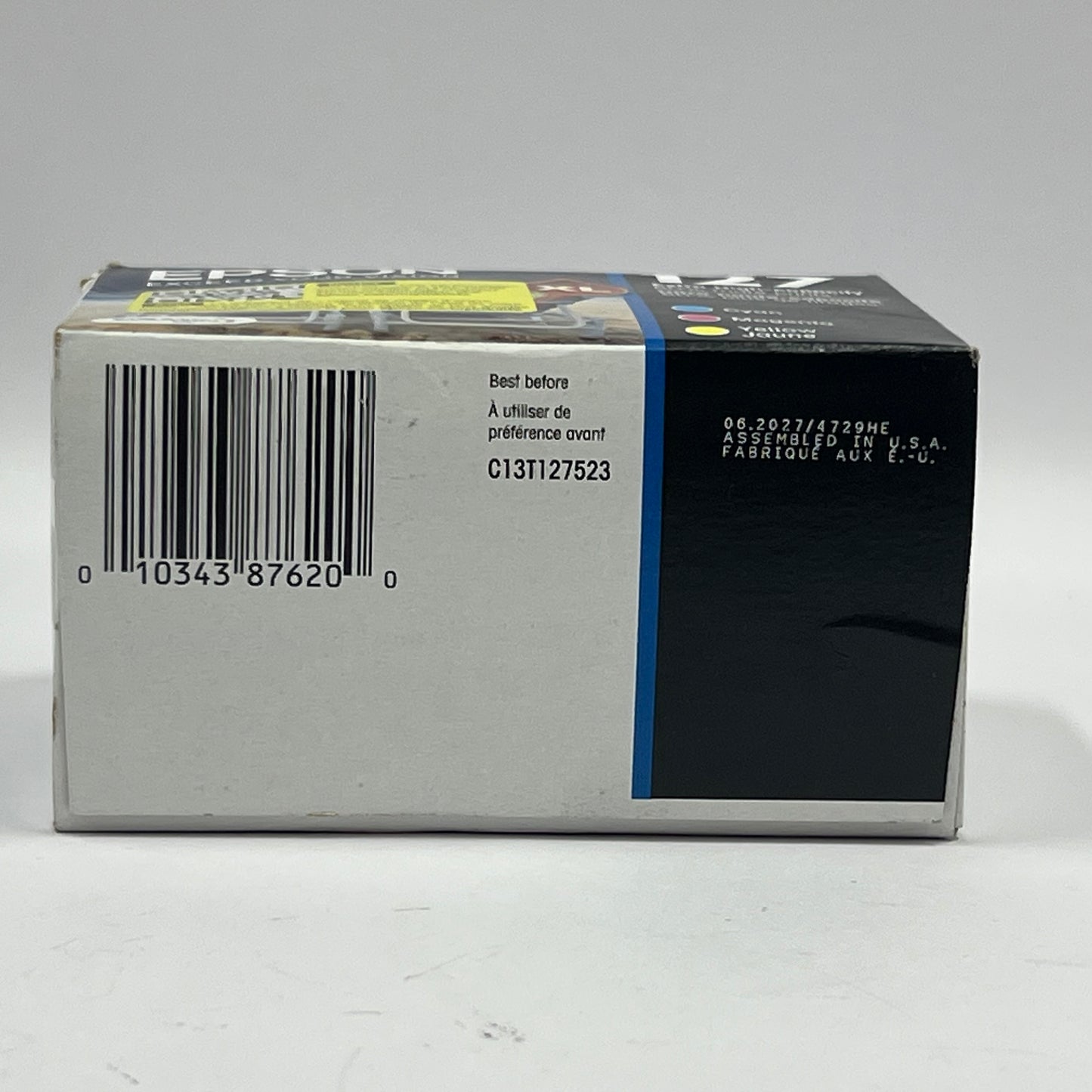 New Epson 127 XL T127520-S / T127520-CP Yellow, Cyan and Magenta Ink Cartridge