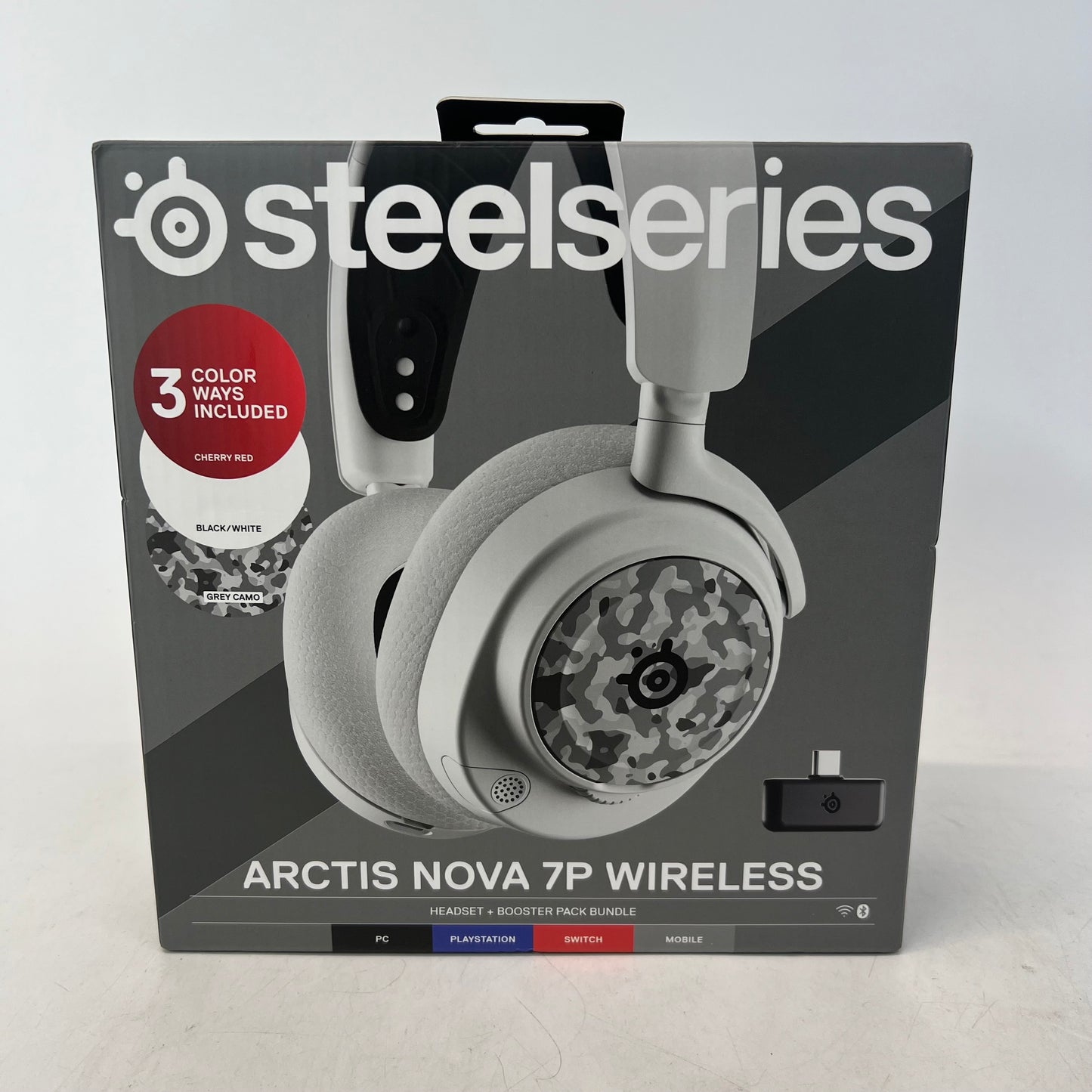 New Steelseries Arctis Nova 7P Wireless Wireless Headset 61562 +Booster Pack