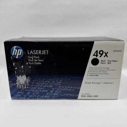 New HP 49X Q5949XD Black Toner Cartridge